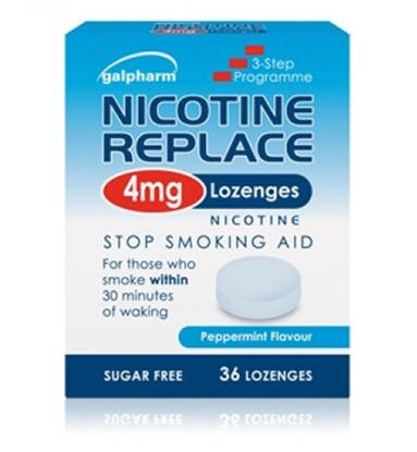 Picture of Galpharm Nicotine Replace 4mg Lozenges 36's