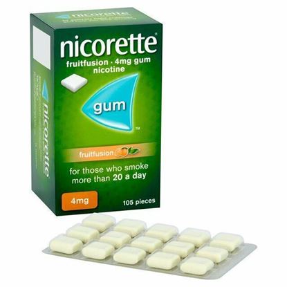 Picture of Nicorette Fruitfusion 4mg Gum Nicotine 105 Pieces
