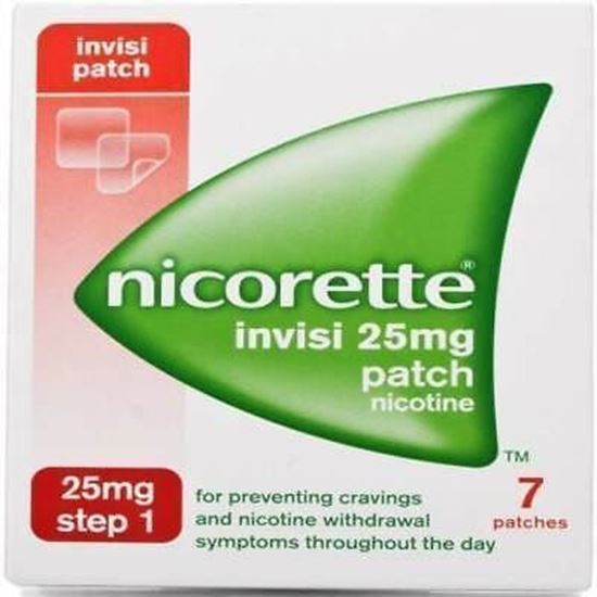 Picture of Nicorette Invisi 7 Patch 25mg Step 1