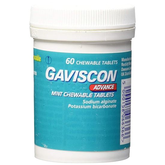 Picture of GAVISCON ADVANCE PEPPERMINT 60
