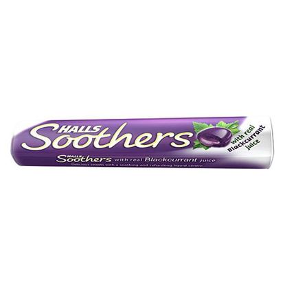 Picture of Halls Soothers Lozenges Blackcurrant 10