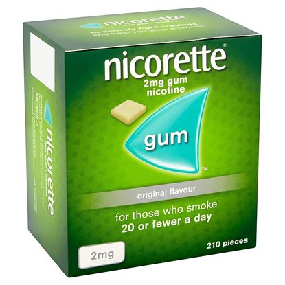 Picture of Nicorette Chewing Gum Orginal 2mg Quantity 210