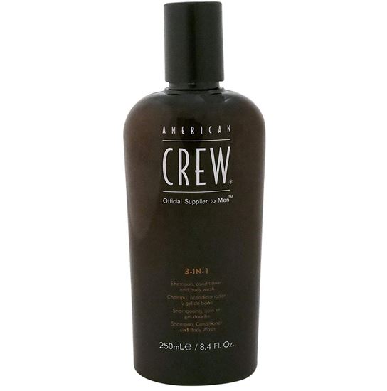 Picture of AMERICAN CREW 3 IN 1 SHAMPOO,CONDITIONER & BODY WASH 250 ML