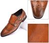 Picture of Men's Oxford Shoes Double Monk Strap Brown-01