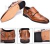 Picture of Men's Oxford Shoes Double Monk Strap Brown-01