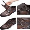 Picture of Men's Oxford Shoes Double Monk Strap Brown-02