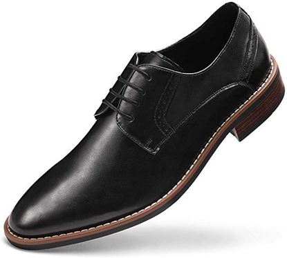 Picture of Men's Wingtip Dress Shoes Formal Oxfords 01 Black