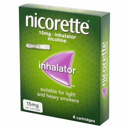 Picture of Nicorette Inhalator Starter Pack 15mg, 4 Cartridges