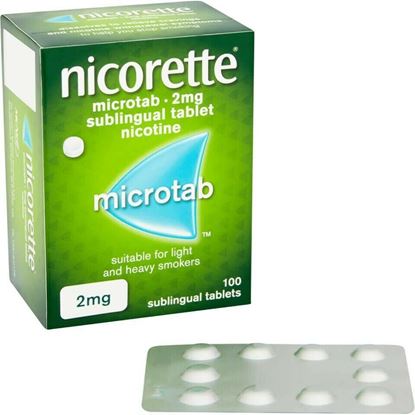 Picture of Nicorette Microtabs 2mg - 100 Tabs