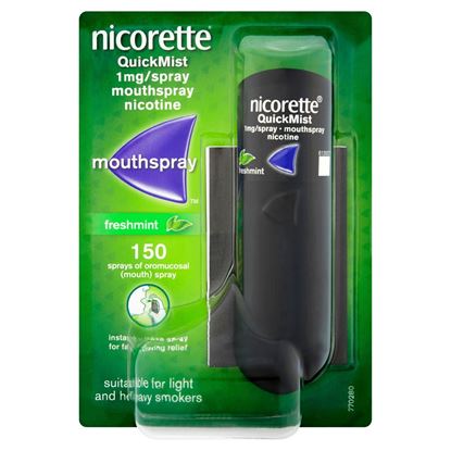 Picture of Nicorette Quickmist 1mg Mouthspray Freshmint – 150 Sprays