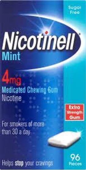 Picture of Nicotinell Mint 4mg Medicated Chewing Gum 96 Pieces