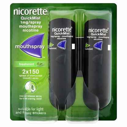 Picture of Nicorette Quickmist mouthspray Freshmint 2 x 150 Spray