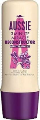 Picture of Aussie 3 Minute Miracle Reconstructor Deep Conditioning For Damaged Hair 250 ml