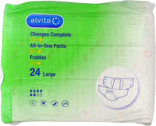 Picture of Alvita Incontinence All in One Medium Maxi Night Pants Pack of 20