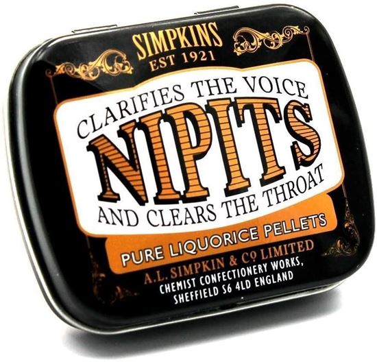 Picture of Simpkins Nipits Pure Liquorice Pellets 12g