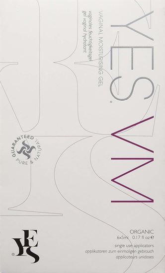Picture of YES VM organic vaginal moisturising gel in applicators 6 x 5ml