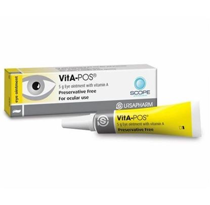 Picture of Vita-Pos eye ointm. to improve tear film formation protect the eye surface, 5 g