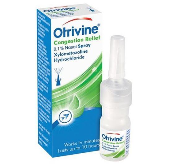 Otrivine 10 ml Congestion Relief Spray.Ultior